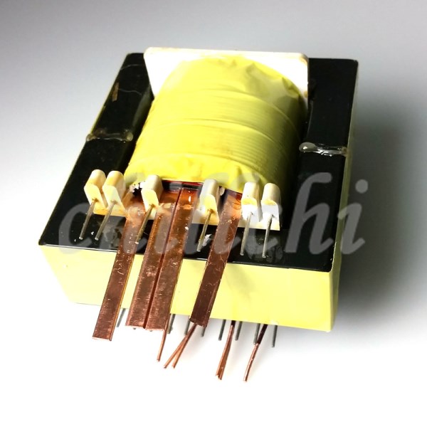 Inverter high frequency transformer EE85B vertical 2000 Watts