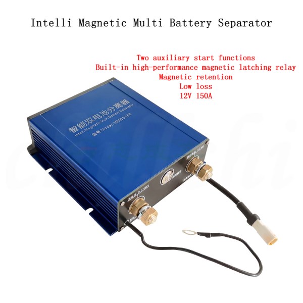 intelligent Magnetic Multi Battery Separator dual battery isolator Battery manager controller 12V24V Touring car battery isolate