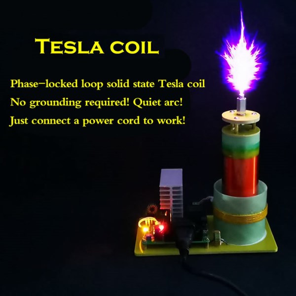 Tesla Coil Phase Locked Loop PLLSSTC Technology Exhibits Toy Plasma Arc Generator