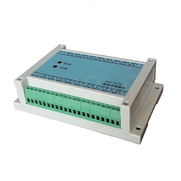 16 way isolation K thermocouple temperature acquisition module temperature transmitter K thermocouple to 485 MODBUS-RTU