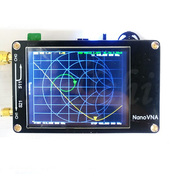 NanoVNA Network Analyser Antenna Analyser Shortwave MF HF VHF UHF Genius 50k-900MHz Real-time Continuous Scanning