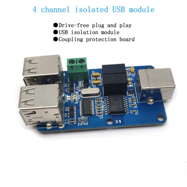4 channel USB isolator USB HUB isolation module coupling protection board ADUM3160