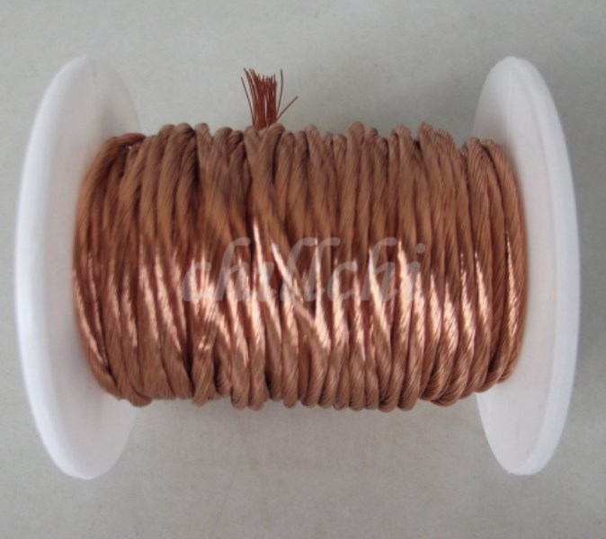 0.2X40 shares beam light strands twisted copper Litz wire Stranded round copper wire