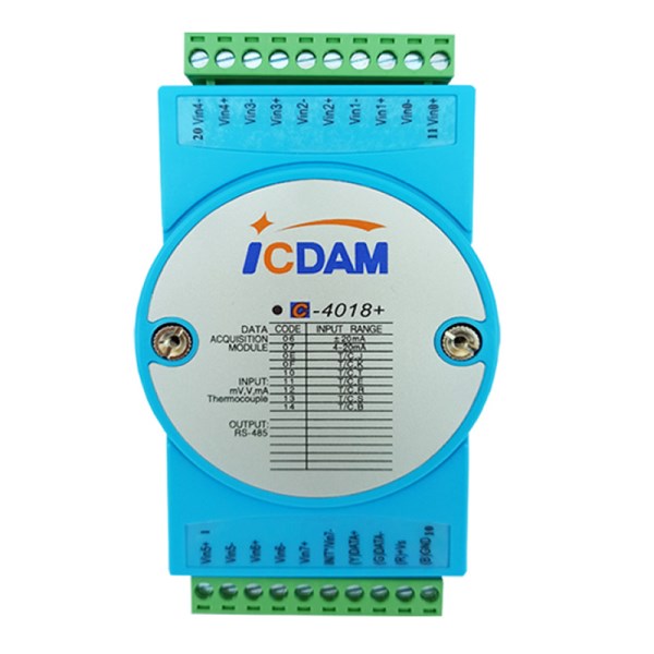 C-4018 8-channel temperature data acquisition module 16-bit RS485 bus compatible with ADAM-4018 isolation between channels