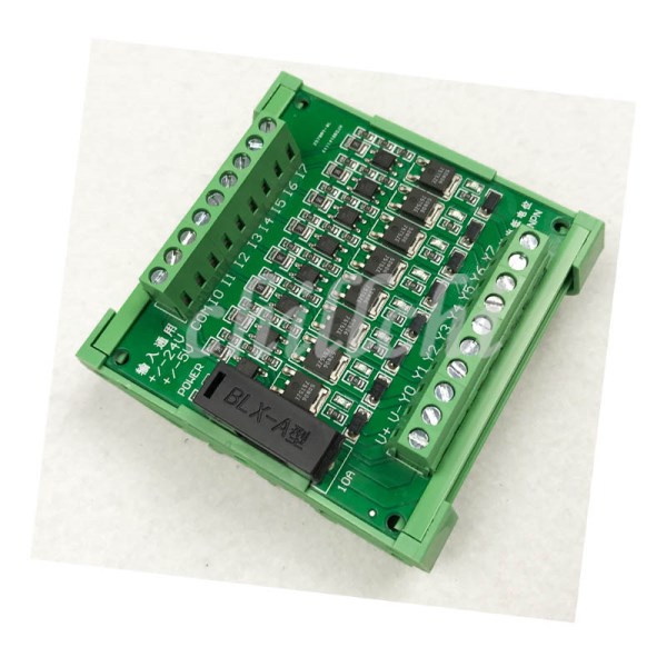 8 way PLC amplifier board NPN or PNP in, NPN out transistor board protection board