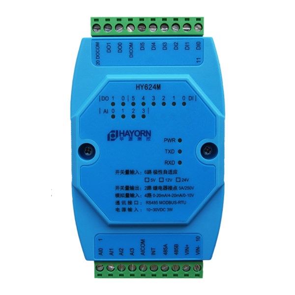 High-speed counting frequency measurement pulse, counting input ranging ABZ encoder turn 485 relay output analog signal input