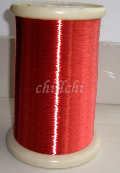 0.13 mm red polyurethane enamelled round winding wire enameled wire QA-1-130