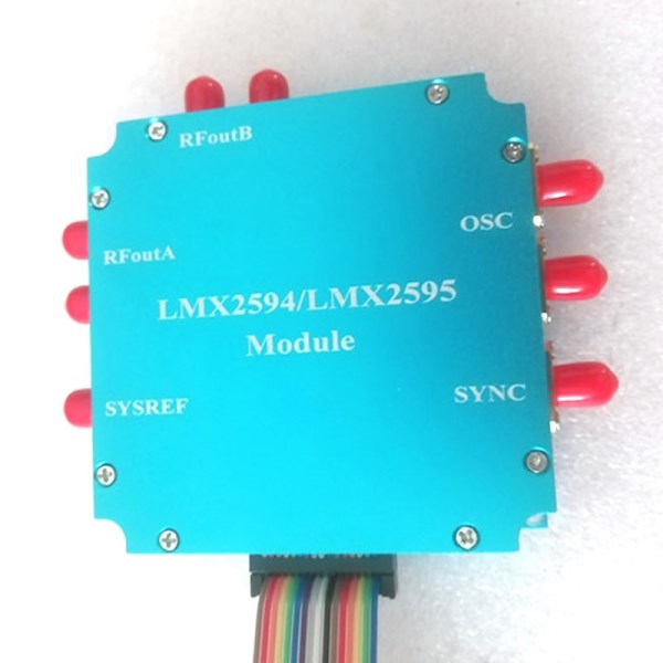 LMX2594 LMX2595 frequency synthesizer board PLL phase locked loop 10M-20GHz high frequency microwave signal source