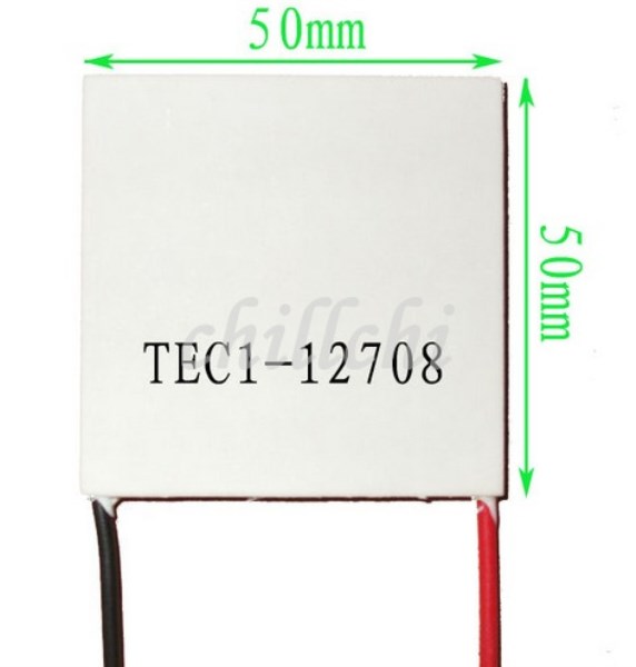 Refrigeration chip TEC1-12710 50*50 12V8A 12V10A TEC1-12708 temperature difference of 67 degrees