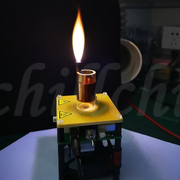 Tesla coil electronic candle plasma candle HFSSTC ultra high frequency plasma technology teaching aid