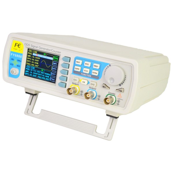 FY6800 dual channel DDS Function Arbitrary Waveform Generator pulse source frequency counter