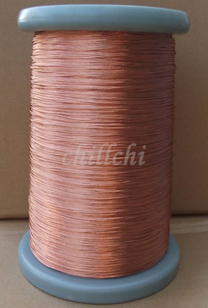 0.2X15 shares beam light strands twisted copper Litz wire Stranded round copper wire sold by the meter