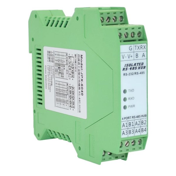 485 Hub 4 Ports Photoelectric Isolation 1 Route RS232 to 4 Routes RS485 Industrial HUB Rail Packaging