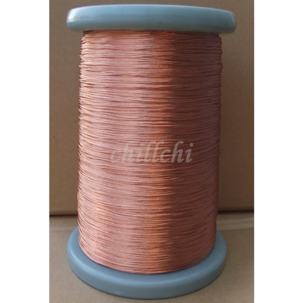 0.07X80 shares beam light strands twisted copper Litz wire Stranded round copper wire