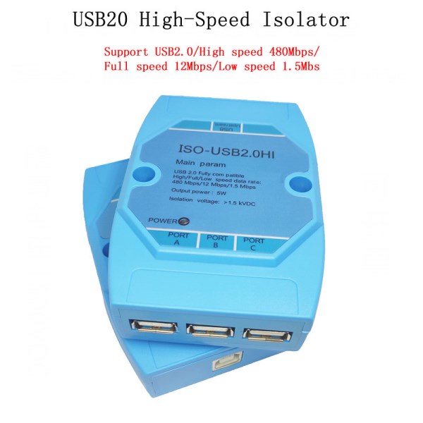 USB2.0 isolator 480Mbps high-speed isolation eliminates audio decoder common ground current sound 1 to 3