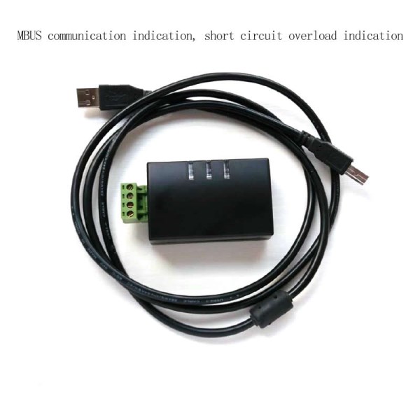 Industrial USB to MBUS host, USB-MBUS meter reading communication USB supply 10 loads.