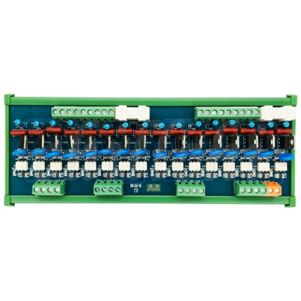 16 road PLC AC Amplifier Input Terminal Positive and Negative Triggering Controllable 220V Voltage with SCR Photocoupler