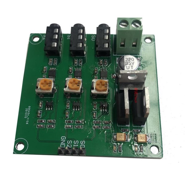 Three-channel sEMG acquisition circuit EMG sensor sEMG sensor