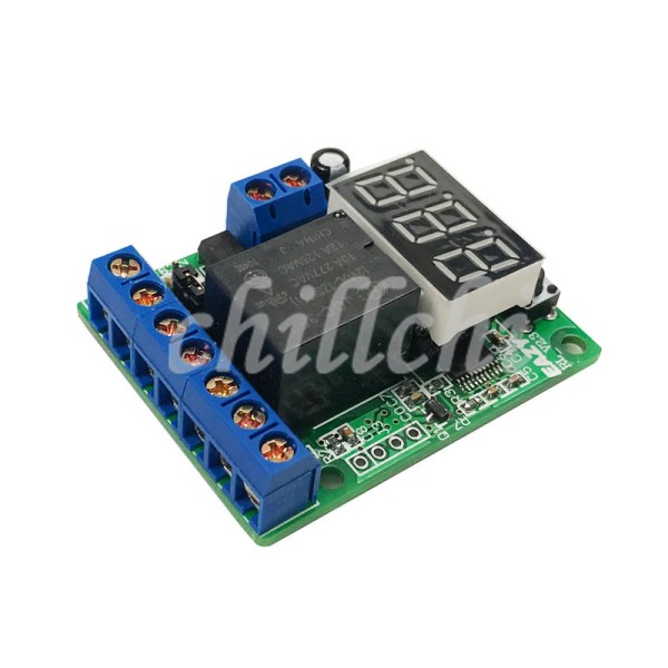 Voltage relay upper and lower detection control switch off over voltage protection battery charge and discharge time