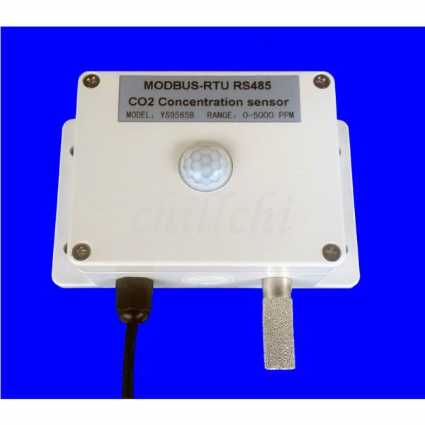 RS485 infrared carbon dioxide, CO2, illuminance, temperature, humidity, sensor, controller four in one