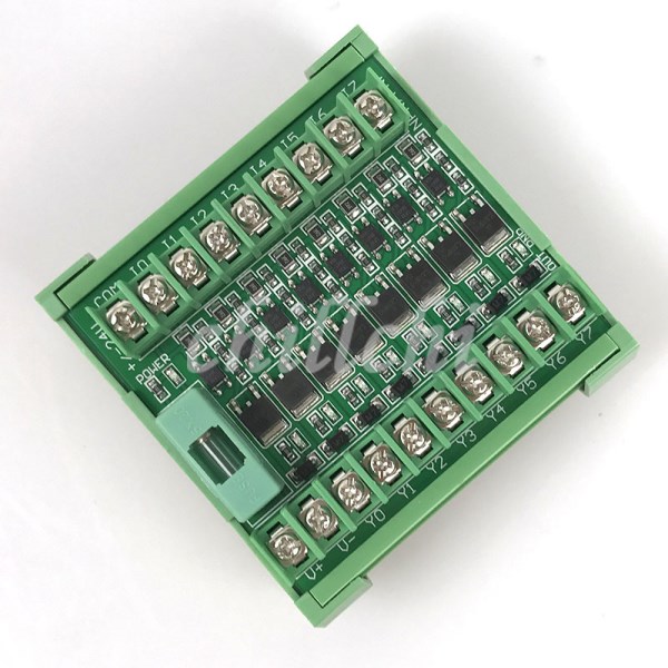 8 way PLC isolation transistor protection board output board