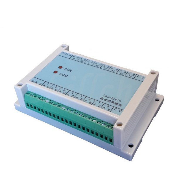 16 way isolation PT100 thermal resistance temperature acquisition module temperature transmitter to 485 MODBUS protocol