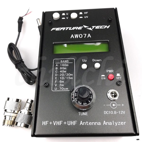 AW07A antenna analyzer 160M+HF+VHF+UHF