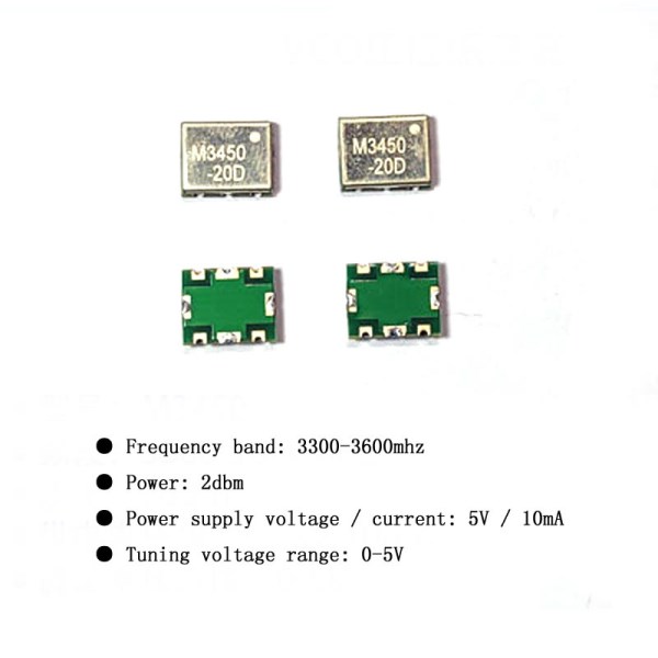 VCO voltage controlled oscillator 3.3G mobile phone 5G outdoor communication and indoor distributed communication frequency band