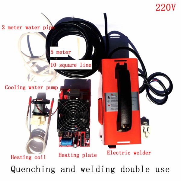 ZVS induction heating machine quenching melting crucible melting DC30-75v high power 1-2Kw electromagnetic high frequency 220V
