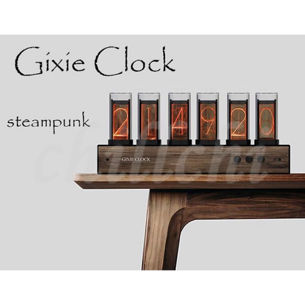 [GIXIE CLOCK] RGB Quasi-Glow Tube Clock Creative Clock