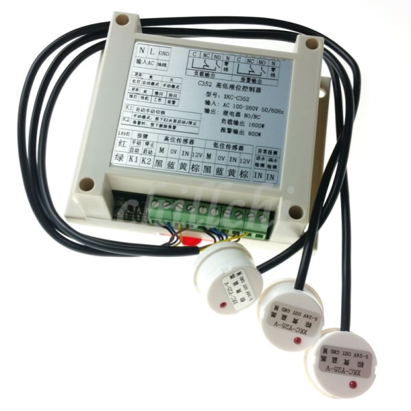 Pump water level controller to replace the floating ball type liquid level controller water pump evacuation controller