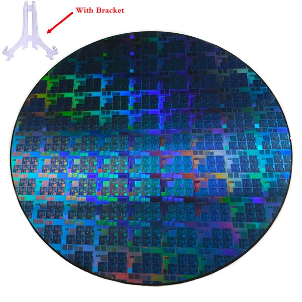 CMOS silicon wafer 12 inch wafer complete chip IC chip 12-inch photolithography wafer circuit chip with bracket