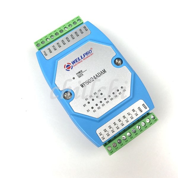 Digital input and output modules switch module isolated 8DI 4RY RS485 MODBUS communications