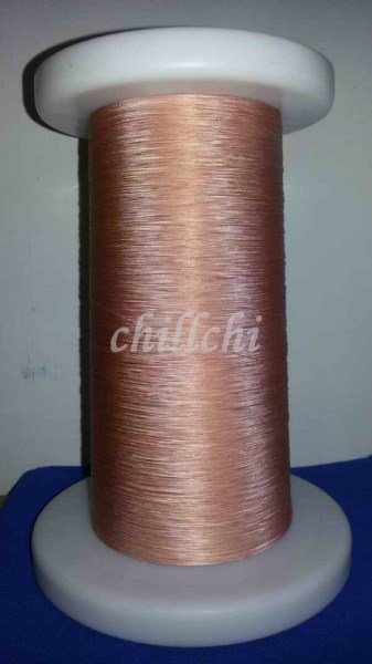 Making 0.07X21 shares high frequency line multi strand wire wire USTC litz wire enameled wire
