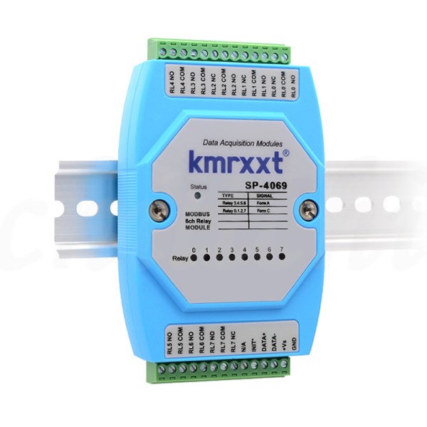 8-channel relay output module switch to RS485 IO acquisition modbusRTU 4069 4068