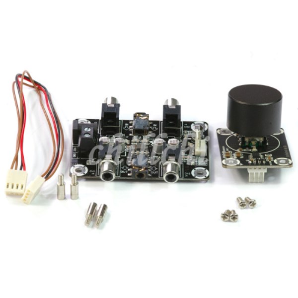 Power amplifier pre digital volume control board potentiometer circuit board single and double channel fever class HiFi
