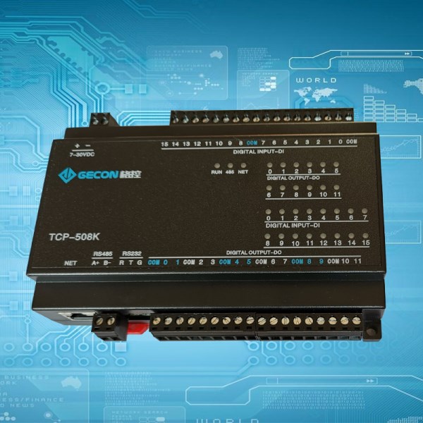 12DO relay output 16DI switch input RJ45 Ethernet TCP module Modbus controller 508K