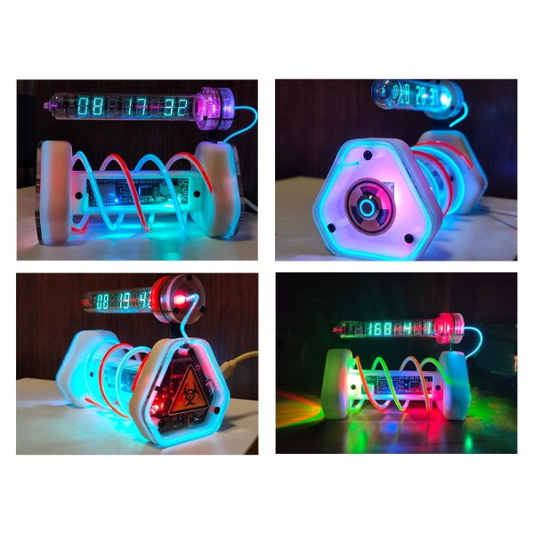 New arrival IV18 fluorescent tube clock IV-18 glow tube WIFI networking timing gaming desktop ornaments friend gift