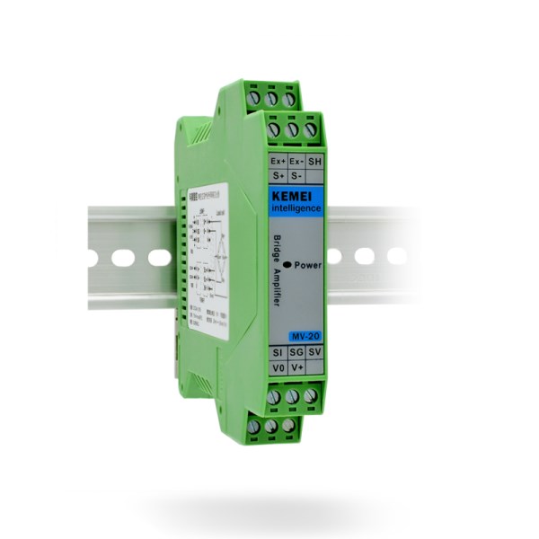 Precision weighing transmitter strain bridge force pull tension millivolt mV signal amplifier 0-20mA 0-10V