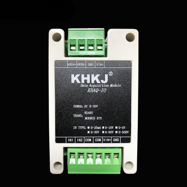 2 channels 4-20mA to isolated RS485 analog input acquisition module industrial MODBUS RTU protocol