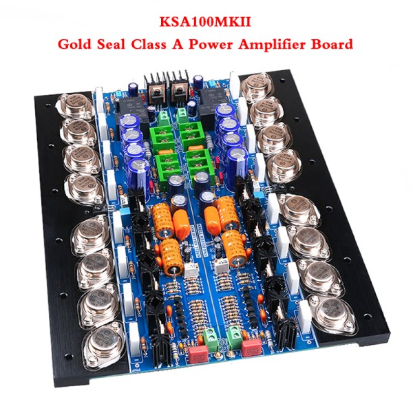 KSA100MKII Gold Seal High Power Class A Hi-Fi Power Amplifier Board Fever Grade Finished Upgrade Golden Throat E405