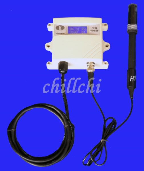 The pH sensor solution or water pH (pH value) sensor MODBUS RS485 protocol