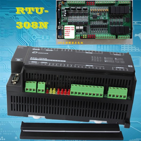 8AI analog input 4AO output 8DI digital input 8DO relay IO Modbus combination module