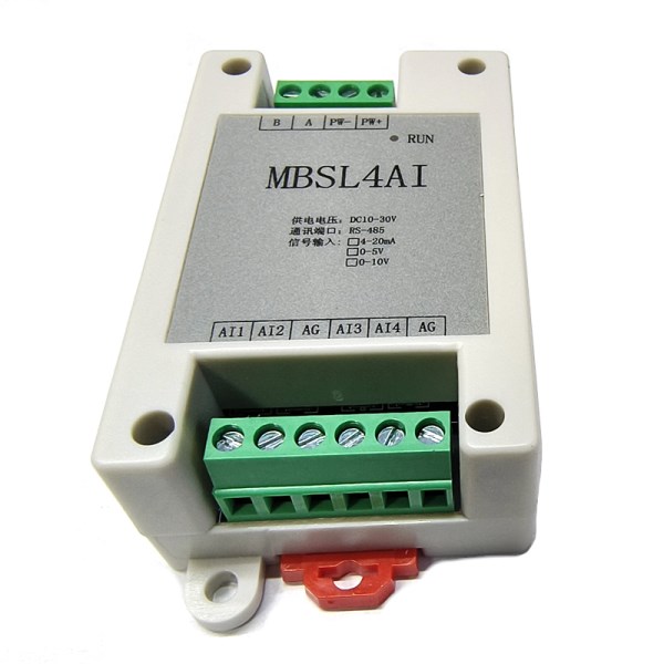 4AI 4-channel 0-20mA 4-20mA analog acquisition module RS485 modbus RTU lightning protection anti-interference