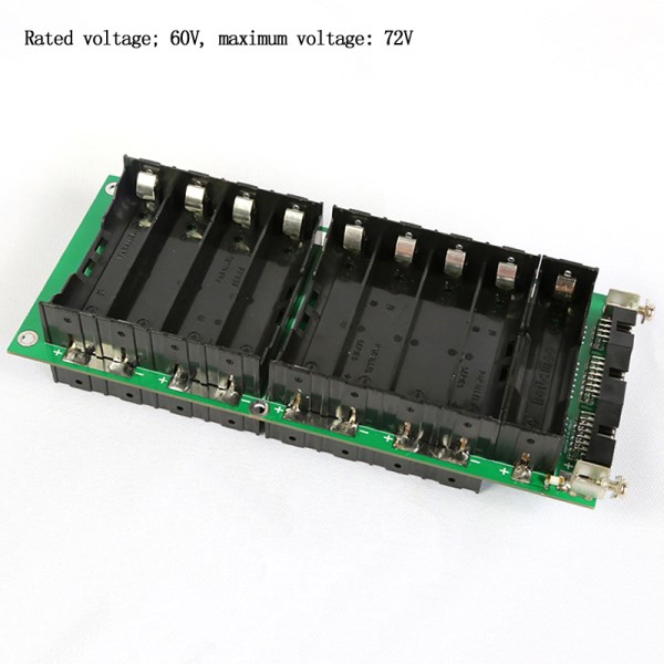 60V battery box 18650 series battery high power 17 string free welding mobile charging treasure battery protection board 17S