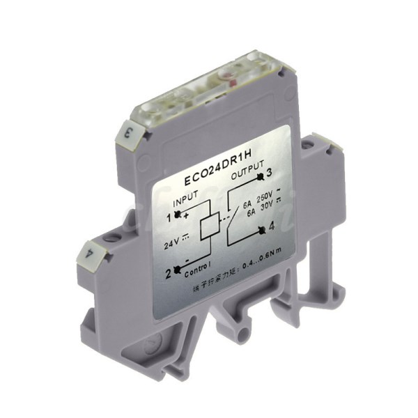 24V relay module 6A, 1 groups of open point, replace MCZ, R series relay