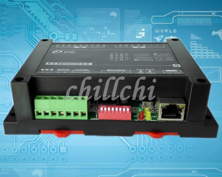6 channel relay output module RJ45 Ethernet TCPIP Modbus industrial controller IO module
