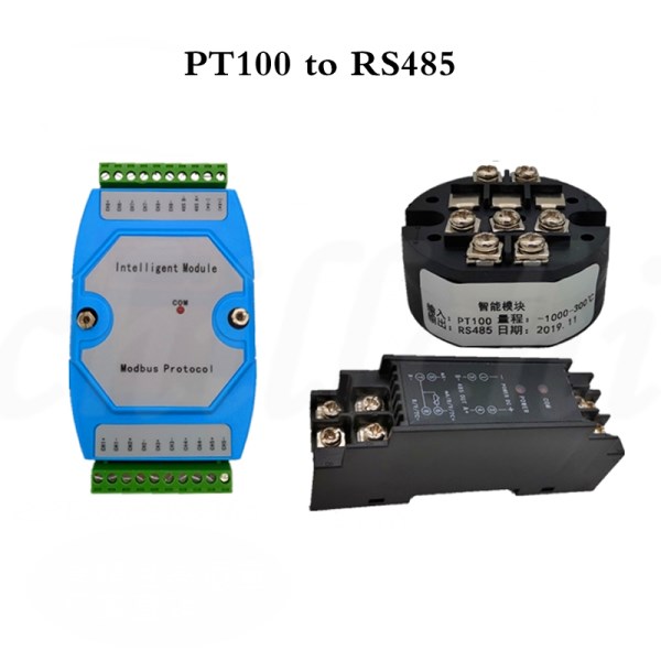 PT100 thermocouple thermal resistance temperature acquisition module PT100 to RS485 MODBUS