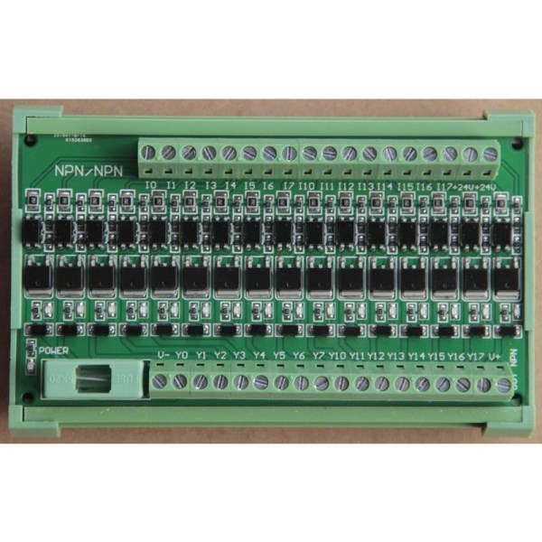 16 road PLC amplifier board isolator board transistor protection board input NPN output NPN