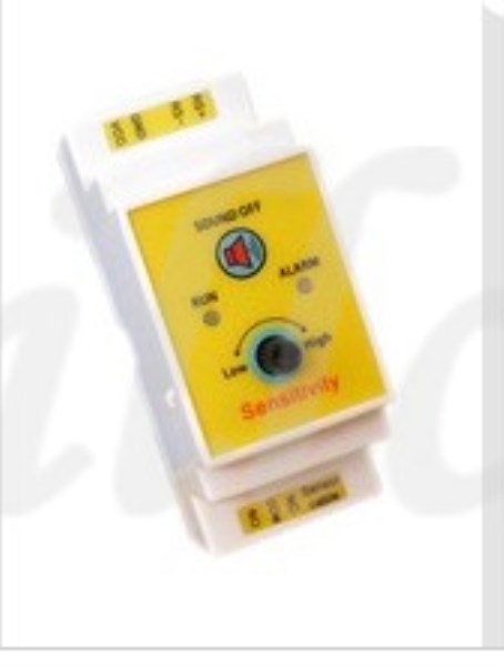 Water immersion sensor, water leakage detection alarm controller, immersion alarm, rail fitted with built-in buzzer